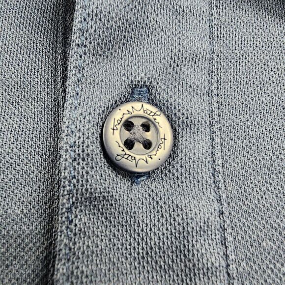 Travis Mathew Shirt Mens Medium Gray Pima Polo Short Sleeve Performance Golf - Picture 12 of 16